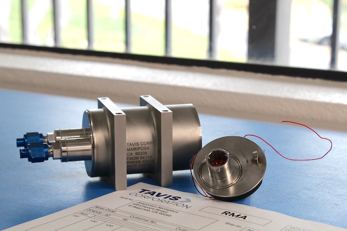 Transducer part needing repair with paperwork